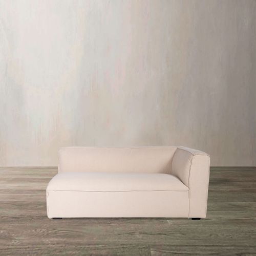 Modular cubo brazo beige derecho
